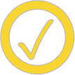Icon of an eligibility checkmark